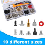 lasuroa 362pcs Computer Screws and Standoffs Kit, Computer Screw Kit Mounting Screws Laptop Components Accessories Parts for Motherboard for PC Building DIY & Repair - Image 3