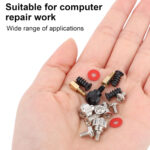 lasuroa 362pcs Computer Screws and Standoffs Kit, Computer Screw Kit Mounting Screws Laptop Components Accessories Parts for Motherboard for PC Building DIY & Repair - Image 5