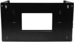 StarTech.com 2-Post 4U Open Frame Wall Mount Network Rack with Built-in Shelf, Wall Mount Data Rack with Adjustable Depth for AV / Computer / IT Equipment, TAA Compliant Server Rack (WALLSHELF4U) - Image 3