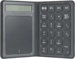 Denash Bluetooth Number Pad,3 in 1 Foldable Numeric Keypad with Display Calculator & Touchpad,Wireless Numeric Keypad for Tablet Laptop PC