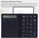 Denash Bluetooth Number Pad,3 in 1 Foldable Numeric Keypad with Display Calculator & Touchpad,Wireless Numeric Keypad for Tablet Laptop PC - Image 4