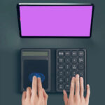 Denash Bluetooth Number Pad,3 in 1 Foldable Numeric Keypad with Display Calculator & Touchpad,Wireless Numeric Keypad for Tablet Laptop PC - Image 5