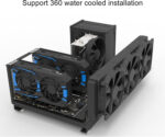 DIY Gaming Computer Case, ATX Open Chassis Case Rack for M ATX ITX Motherboards, Gaming PC Case Open Frame with Handle, Heat Dissipation Design, SSD Motherboards Accessories - Image 2