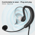 Telephone Accessories,Ear Hook Headset USB Headphone Computer Notebook Accessory for pe/QQ/MSN,100-5600Hz - Image 5