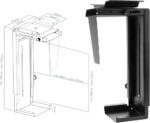 PrimeMatik AC65-0002-VCES - Computer Case or Adjustable Wall Mount (88-203mm) - Black - Image 3