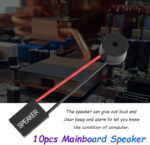 Diyeeni Motherboard Speakers,10pcs PC Computer Motherboard Speakers Mainboard Buzzer computer repair Accessories,pliable and durable - Image 3