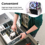Gadpiparty 1set Transparent Motherboard for Bare Frame Computer Case Compact Design Easy Installation Versatile Compatibility for Setup for Troubleshooting and Testing Components - Image 3