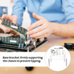 Gadpiparty 1set Transparent Motherboard for Bare Frame Computer Case Compact Design Easy Installation Versatile Compatibility for Setup for Troubleshooting and Testing Components - Image 5