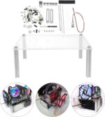 Gadpiparty 1set Transparent Motherboard for Bare Frame Computer Case Compact Design Easy Installation Versatile Compatibility for Setup for Troubleshooting and Testing Components - Image 2