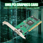 143 8MB Graphics Card, VGA PCI 8MB 32Bit Desktop Computer Accessories Multi-Display for ATI Rage XL Supporting All Motherboards with PCI Plug - Image 2