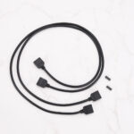 VGOL 4Pcs 3Pin RGB Female to Female Shunt Cable 50cm Length Interface Extension Cable 5V Compatible with 5050 3528 RGB Strip Lights or RGB Fan, Computer Components - Image 5