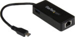 StarTech HB30C3AGEPD 3PORT USB C HUB W/GBE AND PD 2.0 - TYPE C TO 3X A - USB 3.0 - (Components  Add On Cards & Controllers) - Image 2