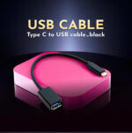 sb components USB Type C Adapter Cable Converts USB-C Female into USB-A with OTG Technology, Enables Connection of USB Type C For Laptop, Tablet, or Phone (Black) - Image 3