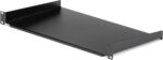 StarTech.com 2U Server Rack Shelf - Universal Rack Mount Cantilever Shelf for 19" Network Equipment Rack & Cabinet - Heavy Duty Steel – Weight Capacity 44lb/20kg - 16" Deep Tray, Black (CABSHELF) - Image 3