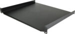 StarTech.com 2U Server Rack Shelf - Universal Rack Mount Cantilever Shelf for 19" Network Equipment Rack & Cabinet - Heavy Duty Steel – Weight Capacity 44lb/20kg - 16" Deep Tray, Black (CABSHELF) - Image 4