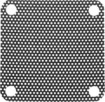 sourcing map 10PCS PC Dust Filter, 40mmx40mm PVC Computer Case Cooler Dustproof Mesh Cover Fan Grills for Computer Chassis Speaker, Black