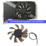 The Lord of the Tools 4 Pin Two Ball Bearing Video Card Cooling Fan 0.5AMP 12V Compatible with Zotac GTX 1060 3GB/1060 Mini Graphic Card Computer Components - Image 2