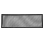 sourcing map 3PCS PC Dust Filter, 360mmx120mm PVC Computer Case Cooler Dustproof Mesh Cover Fan Grills for Computer Chassis Speaker, Black