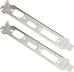 SG Store 2 Pieces Full Height Profile Brackets for HDMI DVI VGA Video Graphics Card Computer Case Replacement Components 12x1.8cm