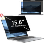 Hinnwer Magnetic Laptop Privacy Screen 15.6 Inch for 16:9 Aspect Ratio, Removable & Anti Glare Blue Light, Laptop Screen Privacy Filter 15.6 Inch for Hp/Dell/Acer/Lenovo/ThinkPad/Asus/Sony