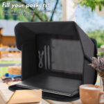 Garsent Laptop Sun Shade, Lightweight Laptop Sun Glare Shield Secret Screen Hood, Folding Laptop Hood for 16 Inches Laptops, Computer Sunshade Bag for Working Outside - Image 2