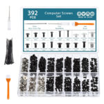 HSEAMALL432Pcs Computer Screw Standoff Set PC Motherboard Screws Spacers with Screwdriver for Motherboard Box HDD SSD Fan - Image 2