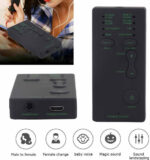 Gaming Voice Changer, Mini Device With 7 Voice Changes, Portable Sound Card Broadcast for Mobile Phone, Computer, Laptop - Image 2