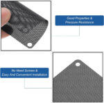 sourcing map 20PCS PC Dust Filter, 70mmx70mm PVC Computer Case Cooler Dustproof Mesh Cover Fan Grills for Computer Chassis Speaker, Black - Image 4