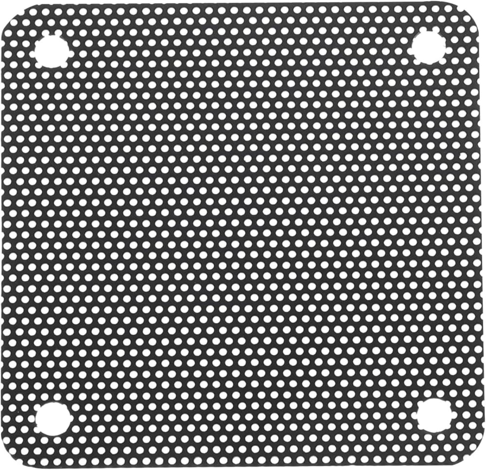 sourcing map 20PCS PC Dust Filter, 50mmx50mm PVC Computer Case Cooler Dustproof Mesh Cover Fan Grills for Computer Chassis Speaker, Black