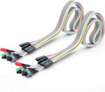 56Tiankoou 2Pcs PC Power Reset Switch HDD LED Cable Light Wire Kit Assembly for Computer