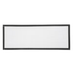 sourcing map 2PCS PC Dust Filter, 400mmx150mm PVC Computer Case Cooler Dustproof Mesh Cover Fan Grills for Computer Chassis Speaker, White