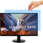 PaceBid 20-22 Inch Hanging Computer Blue Light Blocking Screen Protector, Anti-UV Eye Protection Filter Film for Diagonal 20,21.5, 22 Inch Monitor, Easy On/Off Removable Filter - Image 5