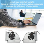 Laptop CPU GPU Cooling Fan, for MSI GP76 GE76 WE76 MS 17K2 MS 17K3 CPU GPU Cooler, 4 Pin Notebook Cooling Fan, Perfect Replacement Laptop Accessories (CPU GPU Cooling Fan) - Image 5