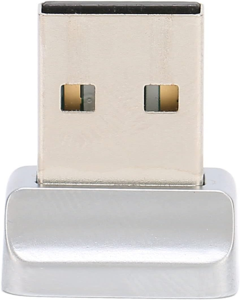Goshyda USB Fingerprint Reader, 0.5S 360° Detection 10 Fingerprints Computer USB Biometric Fingerprint Scanner Compatible with Windows10 / 11, PC Security Key