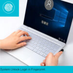 Goshyda USB Fingerprint Reader, 0.5S 360° Detection 10 Fingerprints Computer USB Biometric Fingerprint Scanner Compatible with Windows10 / 11, PC Security Key - Image 3