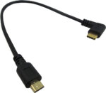 LARRITS 25cm USB Type C To Micro USB OTG Cable 90 Degree Right Angled, Connect computer (macbook, chromebook etc) with USB C port to a Micro USB 2.0 device (Smartphone, E-book reader, Camera, GPS etc)