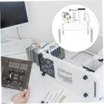 Happyyami Transparent Open Air Computer Case Frame Bracket for Motherboard Testing Compatible with Itx Uatx Diy Compact Chassis Easy to Install and Durable - Image 2