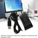 Annadue USB Fingerprint Reader for Windows 11/10 Hello, Desktop PC USB Fingerprint Login Key Reader, 360 Degree Sensor Security Device, 10 Fingerprints - Image 3