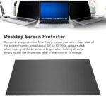 ciciglow Computer Privacy Screen Filter, 21.5in Anti - Blue Light Filter 16:9 Aspect Ratio Anti - Glaring Computer Film Anti - Scratch Monitor Screen Protector Panel - Image 2
