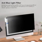 ciciglow Computer Privacy Screen Filter, 21.5in Anti - Blue Light Filter 16:9 Aspect Ratio Anti - Glaring Computer Film Anti - Scratch Monitor Screen Protector Panel - Image 4