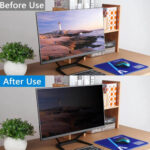 ciciglow Computer Privacy Screen Filter, 21.5in Anti - Blue Light Filter 16:9 Aspect Ratio Anti - Glaring Computer Film Anti - Scratch Monitor Screen Protector Panel - Image 5
