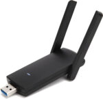 Wireless Network Card, Heat Dissipation WiFi Adapter for WINDOWS 7/8/8.1/10 (32 Bit 64 Bit) for OS X 10.9-10.15 for Desktop PC