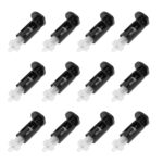 Ruimou 12PCS Plastic CPU Heatsink Cooler Fan Mount Pin Push Screws Fastener Compatible with Intel Socket LGA 775 CPU Heatsink Cooler Fan Computer Components