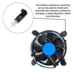 Ruimou 12PCS Plastic CPU Heatsink Cooler Fan Mount Pin Push Screws Fastener Compatible with Intel Socket LGA 775 CPU Heatsink Cooler Fan Computer Components - Image 5