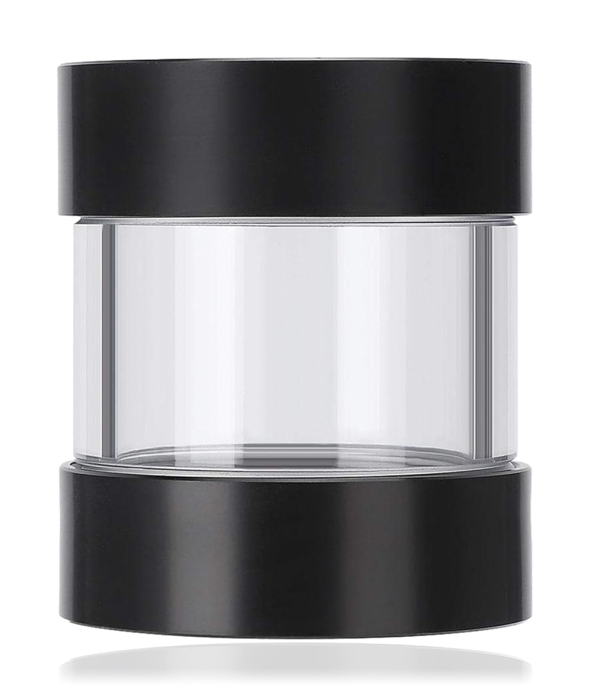 Cylindrical Water Cooling Tank,50mm Transparent Fast Cooling Water Tank,POM Material,Heat Exchanger Water Cooling Reservoir Radiator for PC Computer Water Cooling Radiator