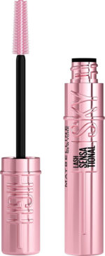 Maybelline New York Lash Sensational Sky High Mascara, Volumising & Lengthening Mascara, Washable Flake-Free Formula Infused with Bamboo Extract & Fibres, 7.2 ml, Shade: 01, Very Black - Image 4