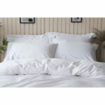 Belledorm Bamboo Cotton Blend King Size Pillowcase Pair, Platinum - Image 10