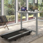Tresanti Geller Power Adjustable Height Tech Desk, White - Image 3
