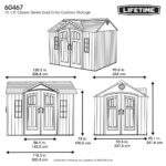 Lifetime 10ft x 8ft (3 x 2.4m) Dual Entry Outdoor Storage Shed - Model 60467 - Image 2