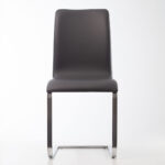 Peressini Rio Grey Faux Leather Dining Chair, 2 Pack - Image 7